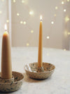 Stoneware Green Fleck Candle Bowls - The Botanical Candle Co.