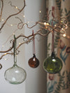 Blown Glass Boules Handmade Baubles Decorations