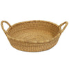 Natural Elephant Grass Tray with Handles
