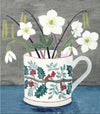 Debbie George Hellebores & Snowdrops Christmas Cards (pack of 6)