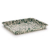 Green & Cream Splatterware Enamel