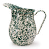 Green & Cream Splatterware Enamel