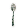 Green & Cream Splatterware Enamel