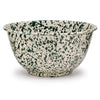 Green & Cream Splatterware Enamel