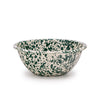Green & Cream Splatterware Enamel