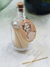 Bottle of Matches with Divine Lady Tag
