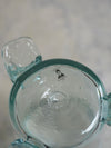 Transparent Footed Hurricane Vase by La Soufflerie