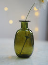 Olive Green Amour Vase by La Soufflerie