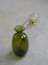 Olive Green Amour Vase by La Soufflerie