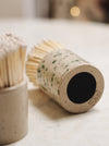 Stoneware Match Pots
