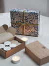 Gift Wrapped Duo of Tealights - The Botanical Candle Co.