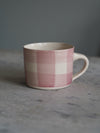Wonki Ware Gingham Handmade Mugs - The Botanical Candle Co.