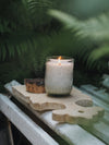 Etched Glass Summer Candles