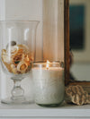 Etched Glass Summer Candles