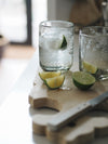 Etched Glass Summer Candles