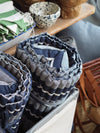 Blue & White Stripe Cotton Beach Roll Mattress