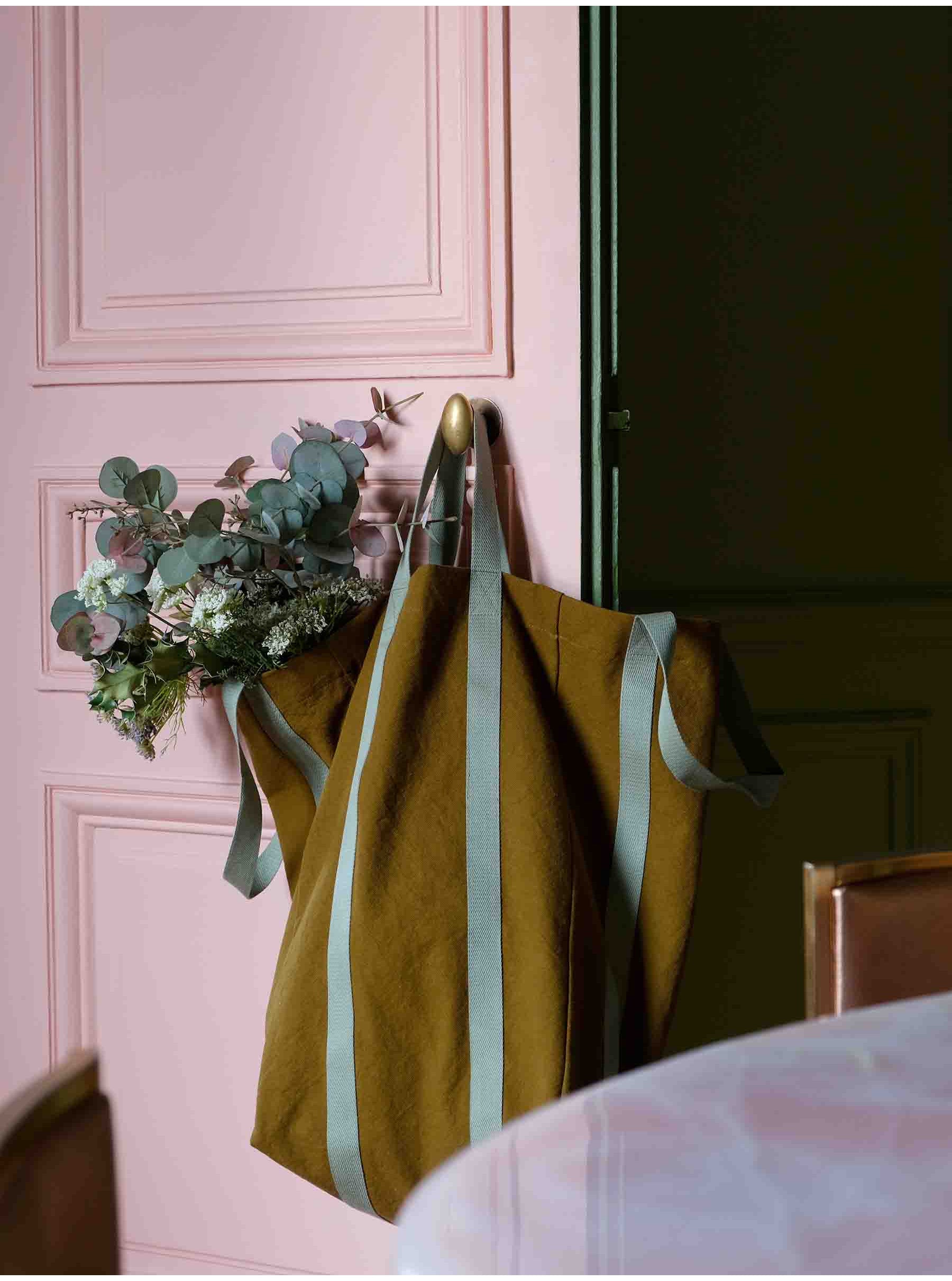 Maxi Bag Ochre & Teal – The Botanical Candle Co.
