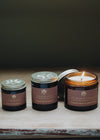 Rosewood & Clementine Soy Candles in Amber Jars - The Botanical Candle Co.