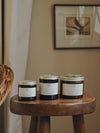 Sweet Orange & Geranium Soy Candles in Amber Jars - The Botanical Candle Co.