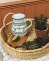 Natural Elephant Grass Tray with Handles