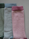 Striped Alpaca & Bamboo Socks - The Botanical Candle Co.