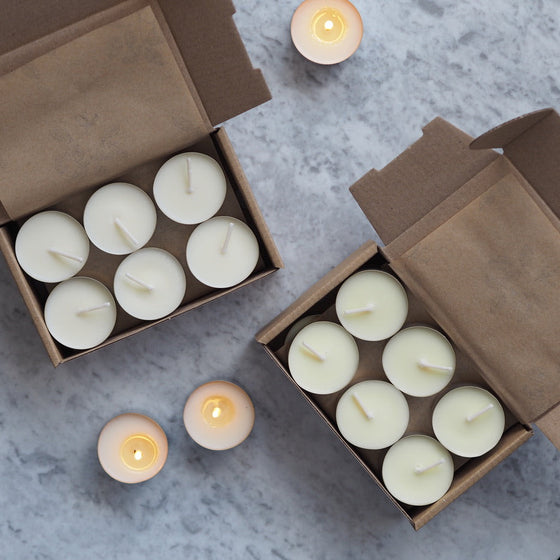 3 Month Soy Wax Tealights Subscription - The Botanical Candle Co.