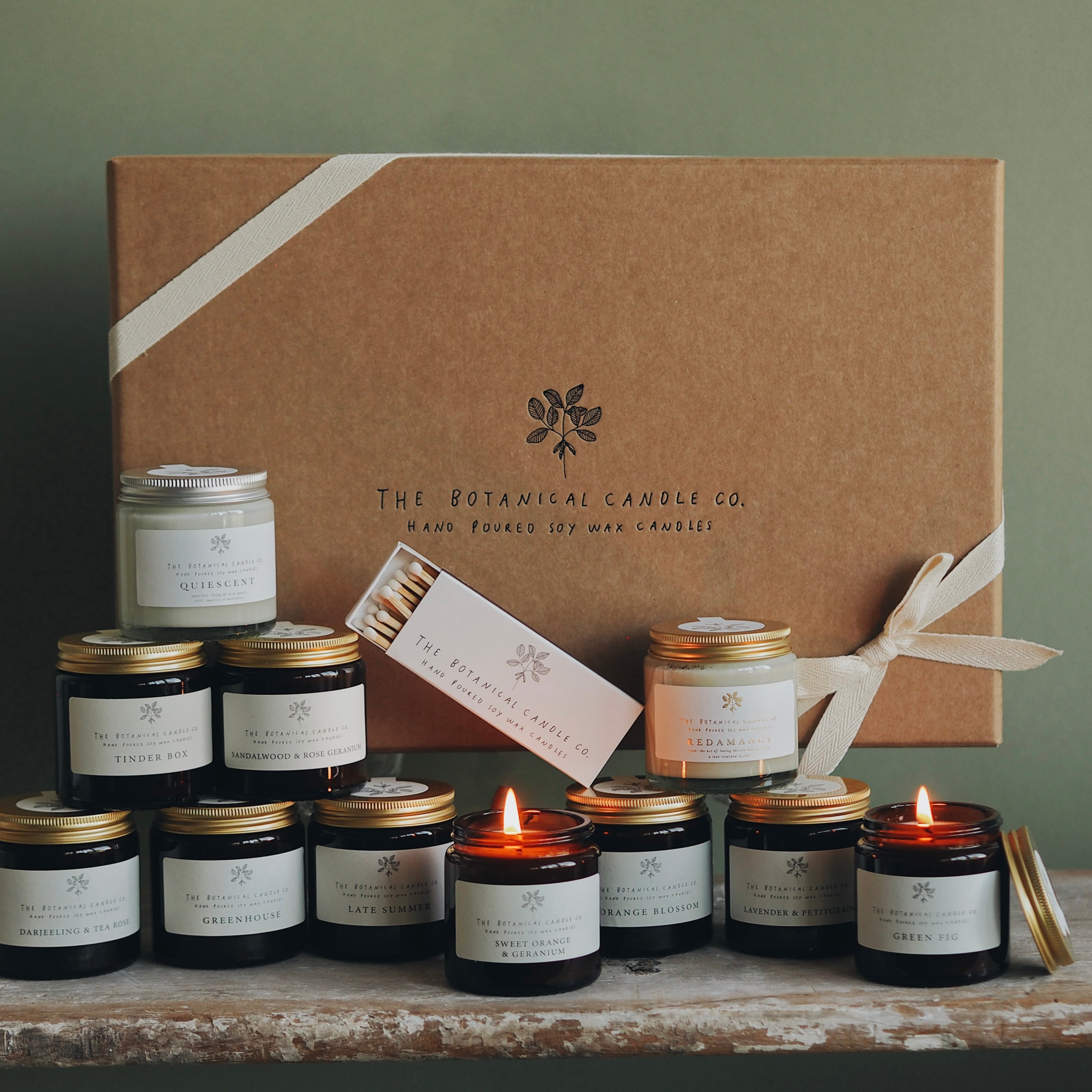 Botanical Soy Wax Candle Discovery Set