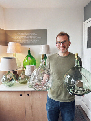  A Lightbulb Moment | Making Lamps from Antique Demijohns