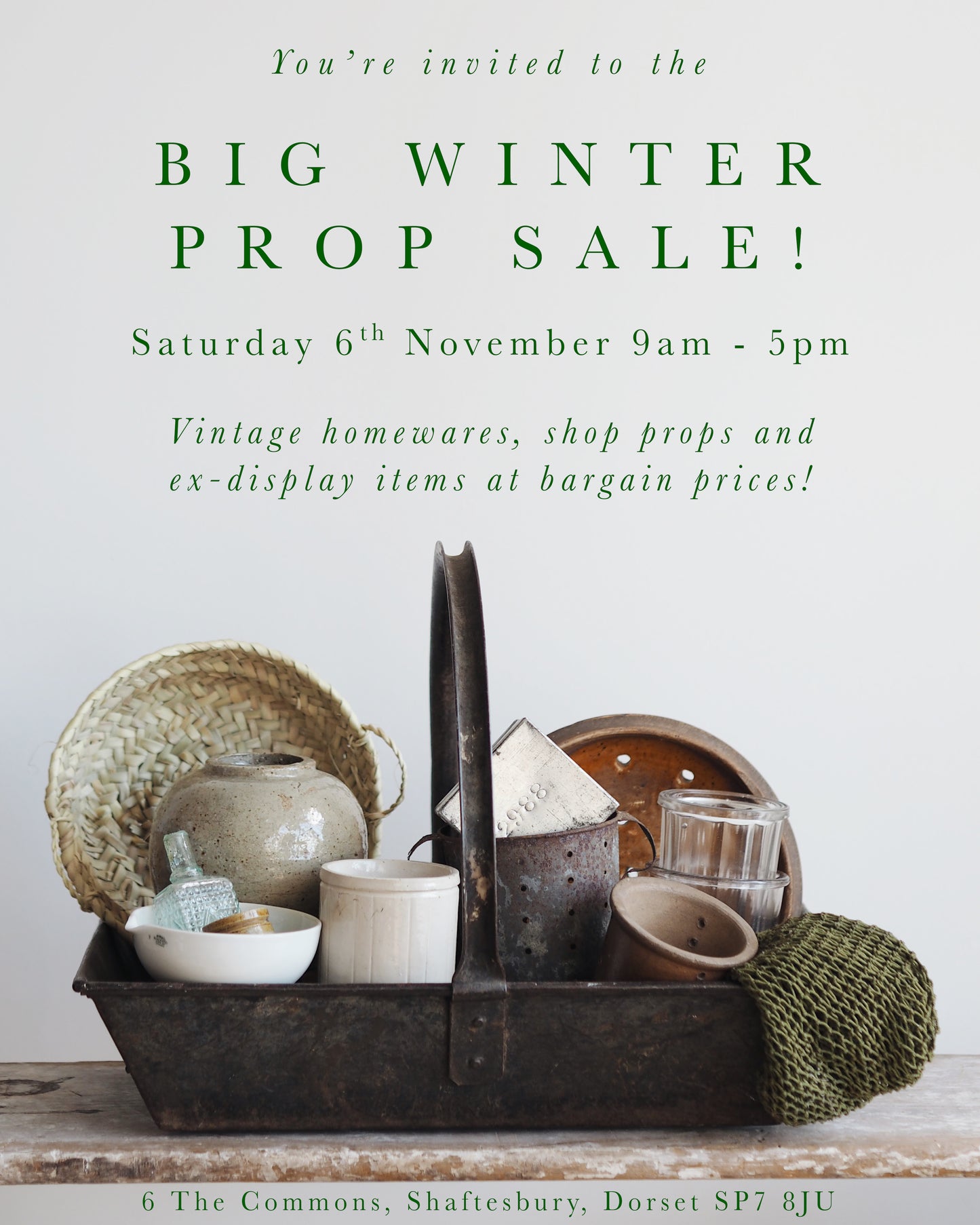 You're Invited To The Big Winter Prop Sale!