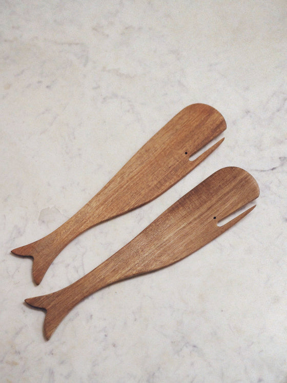 Whale Salad Tongs - The Botanical Candle Co.
