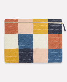  Checkered Laptop Sleeve - Cobalt