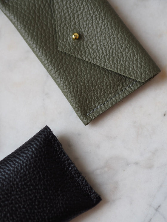Leather Card Purses by Studio Lowen - The Botanical Candle Co.