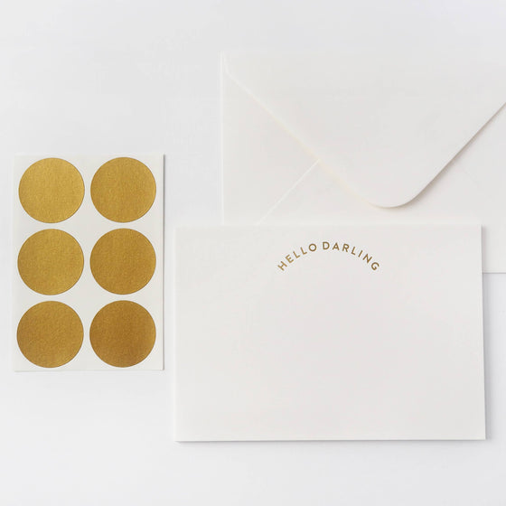 Hello Darling Notecards (Set of 6)