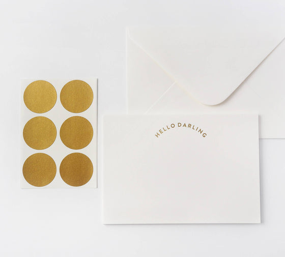 Hello Darling Notecards (Set of 6)