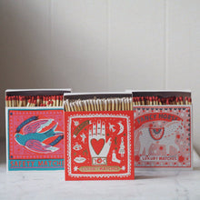  The Printed Peanut Letterpress Matches - The Botanical Candle Co.