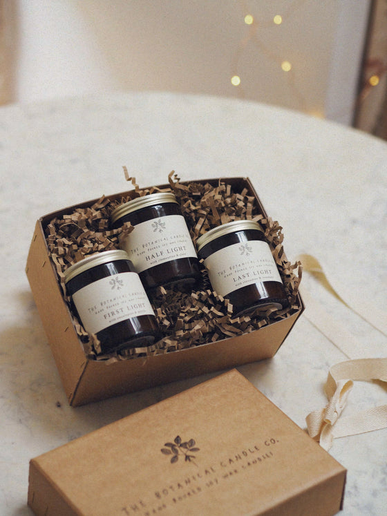 The Winter Light Collection Gift Box - The Botanical Candle Co.