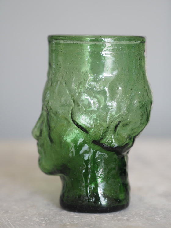 Large Green Head Vase by La Soufflerie - The Botanical Candle Co.
