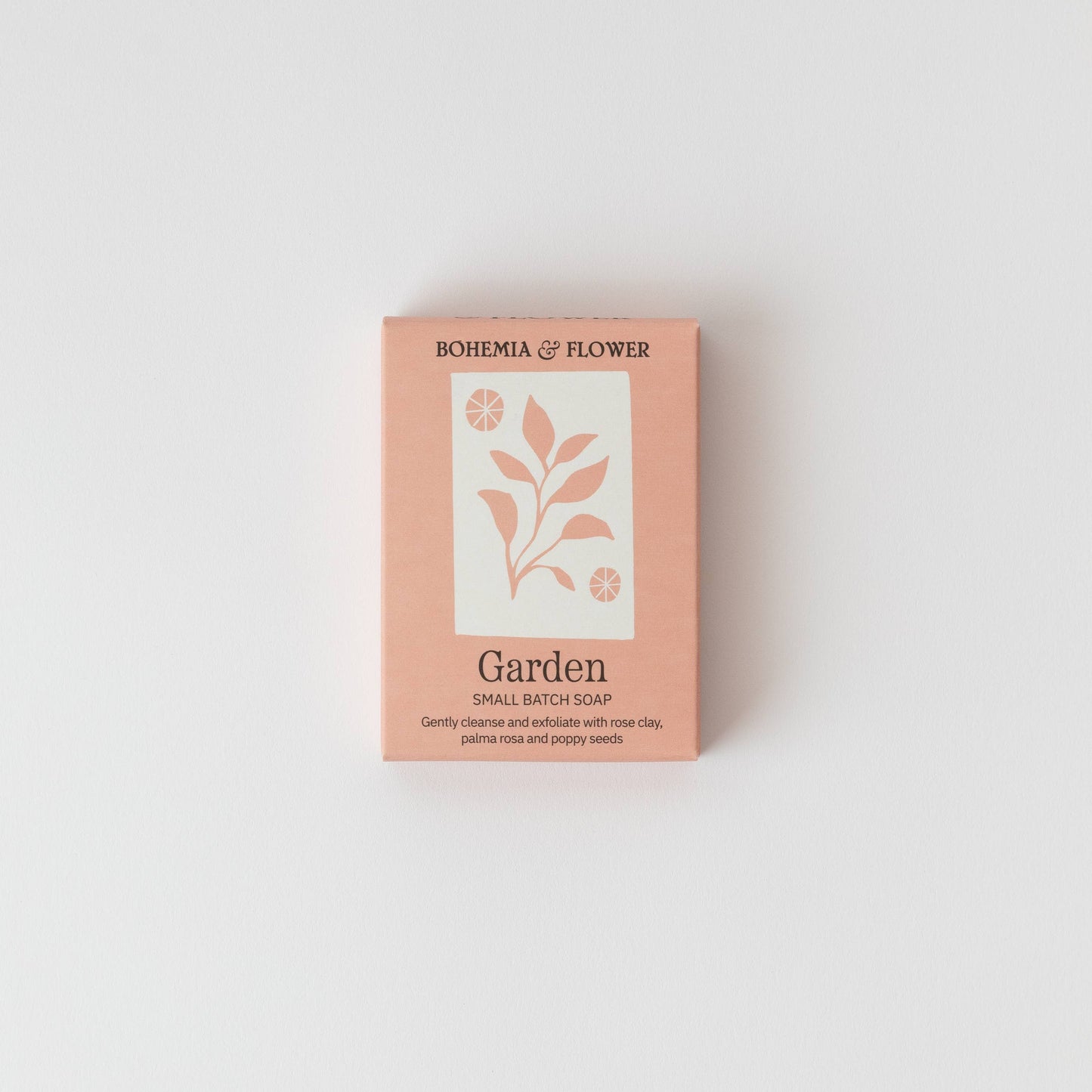Garden Bar Soap - Pink Clay, Rose & Poppy Seed - The Botanical Candle Co.