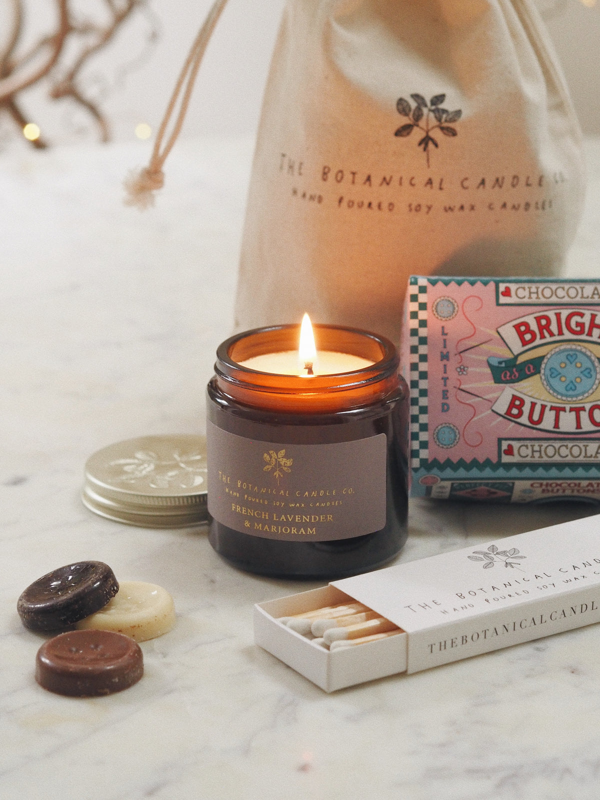 The Button Bag - The Botanical Candle Co.