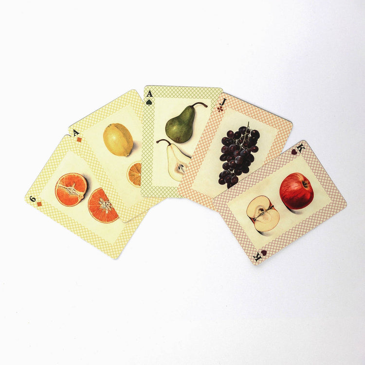 Watercolour Fruits Single Playing Card Deck – The Botanical Candle Co.