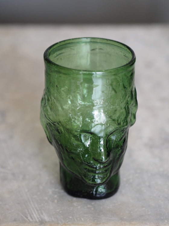 Large Green Head Vase by La Soufflerie - The Botanical Candle Co.