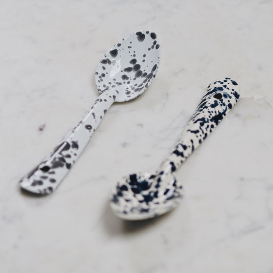 Splatterware Enamel Small Spoons