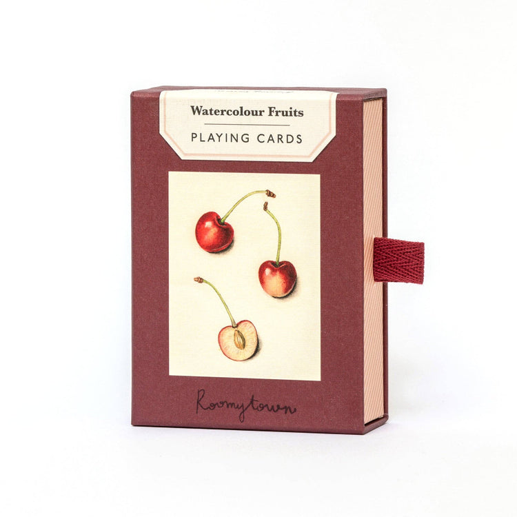 Watercolour Fruits Single Playing Card Deck – The Botanical Candle Co.