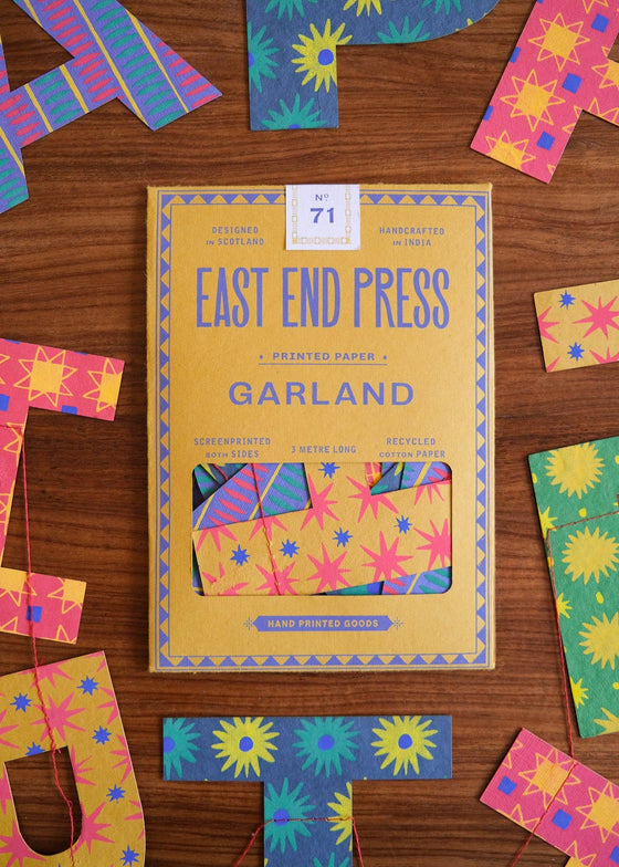 Happy Birthday Garland - Bright Colours