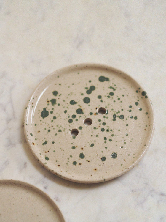 Stoneware Soap Dish - The Botanical Candle Co.