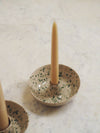 Stoneware Green Fleck Candle Bowls - The Botanical Candle Co.