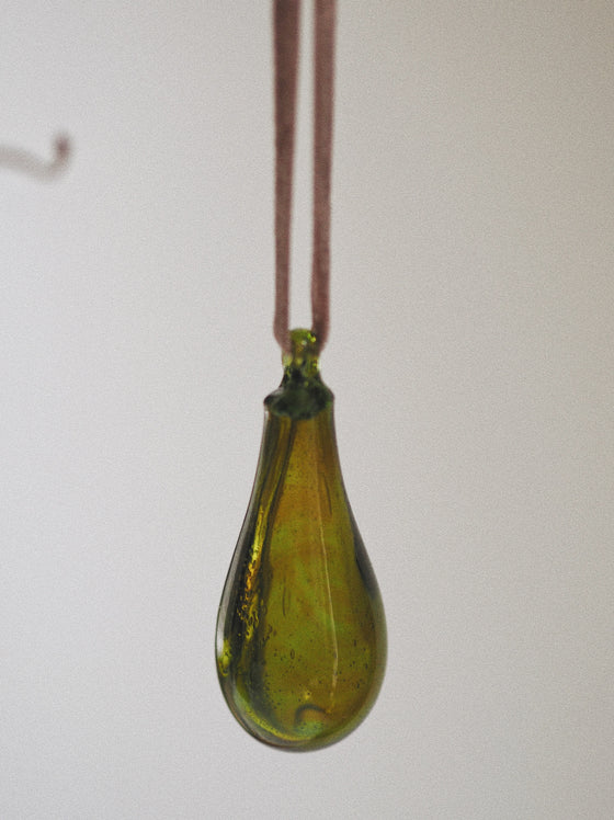 Blown Glass Teardrop Decorations