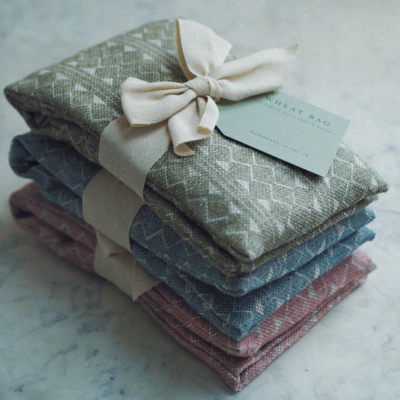 Linen Wheat Bags (Quantock Fabric) - The Botanical Candle Co.