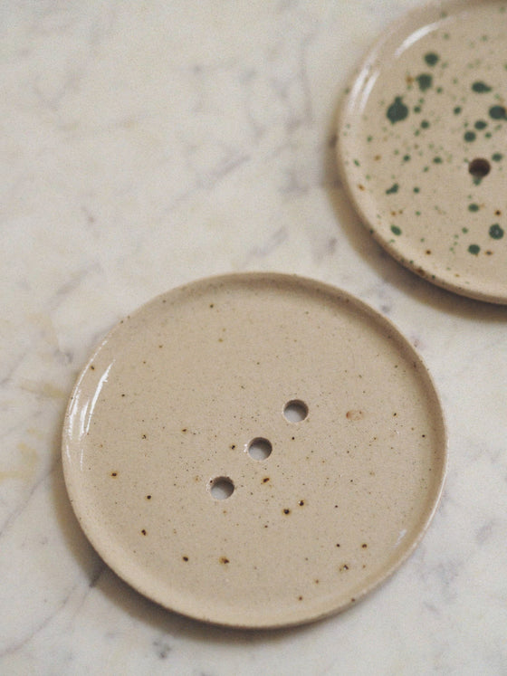 Stoneware Soap Dish - The Botanical Candle Co.