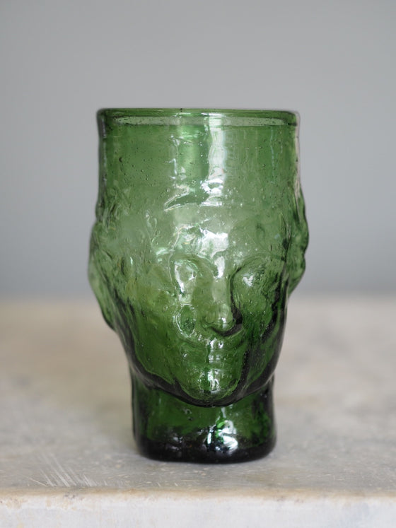 Large Green Head Vase by La Soufflerie - The Botanical Candle Co.